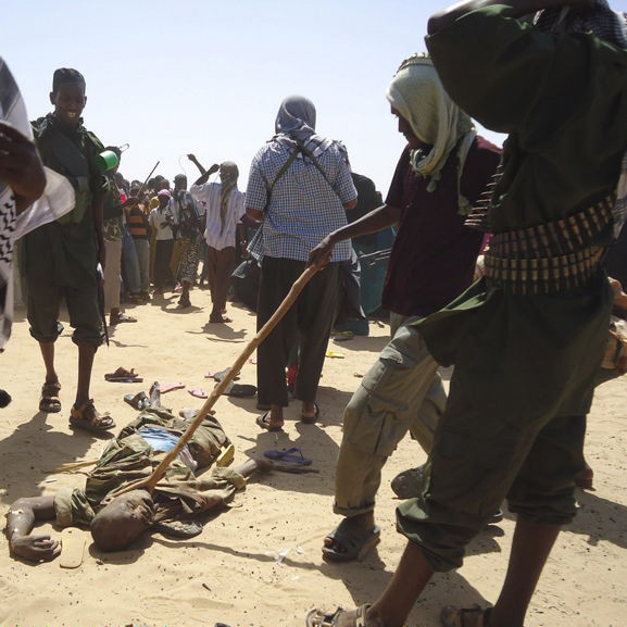 刑场实拍索马里枪决叛军真实画面(组图)